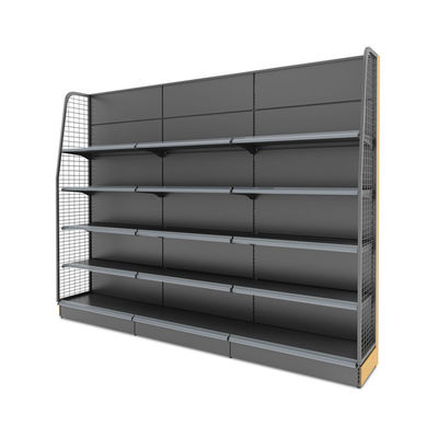 Sistema di scaffalature per supermercati in stile moderno scaffalature per alimentari con colore personalizzato