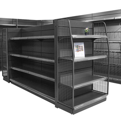 Sistema di scaffalature per supermercati in stile moderno scaffalature per alimentari con colore personalizzato