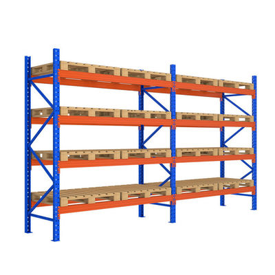 Rack di stoccaggio per magazzini in acciaio laminato a freddo di grado industriale