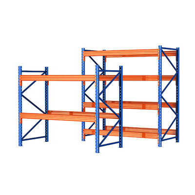 Rack di stoccaggio per magazzini in acciaio laminato a freddo di grado industriale