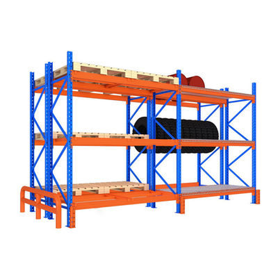 Rack di stoccaggio per magazzini in acciaio laminato a freddo di grado industriale