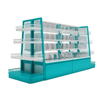 Rack di supermercato in acciaio laminato a freddo personalizzabile