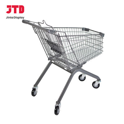 Comodo carrello di shopping in metallo robusto per un'esperienza di acquisto fluida