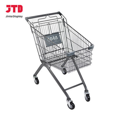 Comodo carrello di shopping in metallo robusto per un'esperienza di acquisto fluida