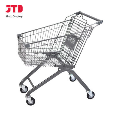 Comodo carrello di shopping in metallo robusto per un'esperienza di acquisto fluida