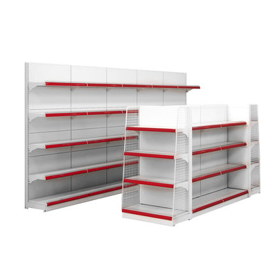 Scaffale per display di supermercato resistente per varie esigenze di visualizzazione