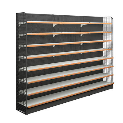 Sistema di scaffalature per supermercati facile da installare