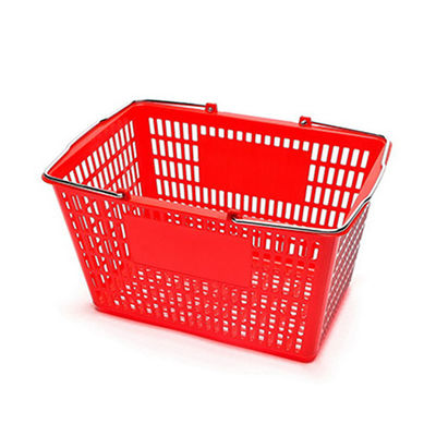 Cesto di plastica per la spesa a mano 450*330*250mm per farmacia supermercato negozio di alimentari