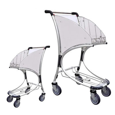 Ruote di gomma resistenti carrello per bagagli di metallo per il controllo bagagli
