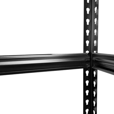 Sistema di stoccaggio di scaffalature in acciaio ad angolo scaffalatura senza bulloni in metallo cuscinetto ad alto carico