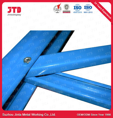 Scaffalatura di bassa potenza 800kgs del metallo del CE ogni scaffale blu di strato 4m