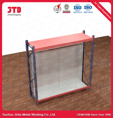 il metallo del magazzino di 1.2m 2.5m tormenta gli scaffali resistenti del supermercato 3000kgs