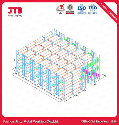 Il ODM 1 Ton Metal Mezzanine Floor Rack di sostegno smonta