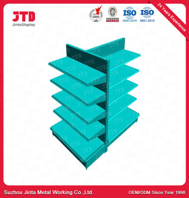 singolo 1500mm scaffale parteggiato del supermercato di 400mm 5 strati porpora