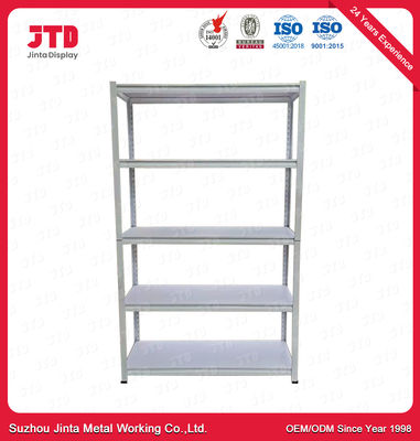 5 scaffale bianco del supermercato 1000mm della scaffalatura di Boltless della fila
