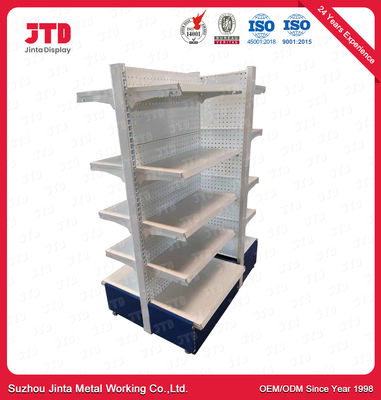 scaffale di stoccaggio del metallo bianco dell'OEM dello scaffale di esposizione delle macchine utensili di 1m