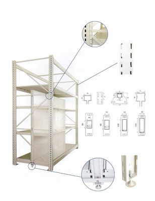scaffale d'acciaio di ipermercato Q195 dello scaffale resistente del metallo di 2400mm