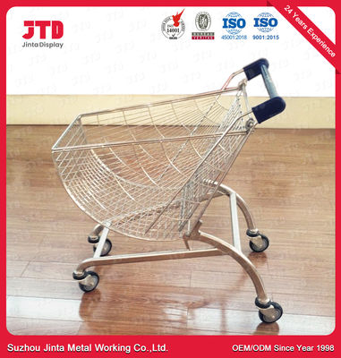 Carrello a forma di ventaglio di acquisto del metallo a quattro ruote 150 litri