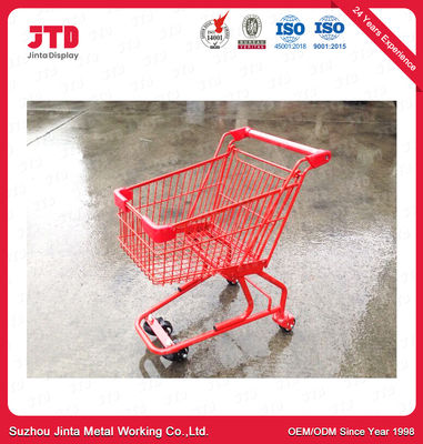 carrello 45kg Mini Metal Shopping Cart di acquisto del metallo dei bambini 60L