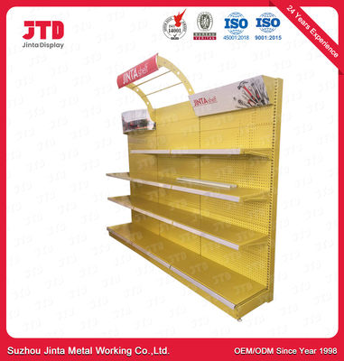 Le macchine utensili di iso visualizzano lo scaffale con Logo Advertising 4 strati dello scaffale