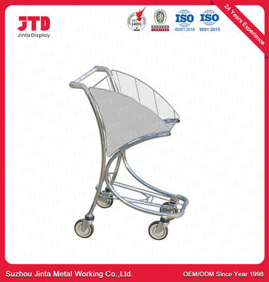Carrello del ODM di 6063 aeroporti del carrello di alluminio dei bagagli piccolo con le ruote