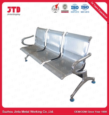 Sedia 3 Seater delle ruote ss della sedia 4 dell'aeroporto di acciaio inossidabile del CE