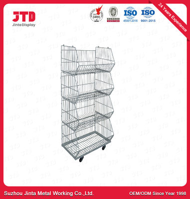500kgs cavo resistente Mesh Storage Cages dei cesti metallici 1200mm 900mm
