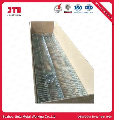 il cavo di 1000mm visualizza la scaffalatura 100kgs scaffale di piatto di due strati