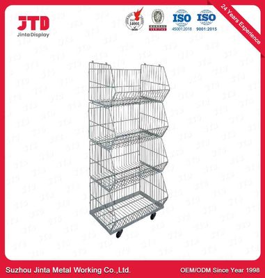 scaffale della cucina del cavo di acciaio inossidabile dell'OEM della scaffalatura dell'esposizione del cavo di 150kgs 1.2m