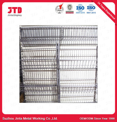 Cavo d'accantonamento Mesh Rack Powder Coated del supermercato
