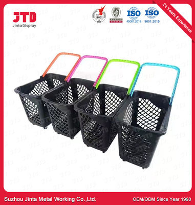 Quattro spiegamento di plastica del canestro del carrello delle ruote 65L HDPP