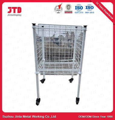 Scaffalatura di Mini Square Shape Wire Display con l'altezza 900mm delle ruote