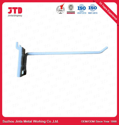 La singola linea polvere ha ricoperto il gancio bianco di Pegboard per il supermercato 300mm 350mm