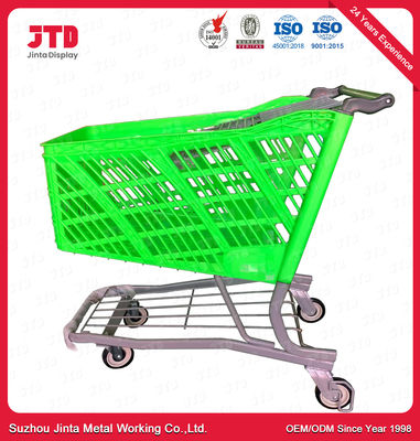 canestro di plastica del carrello 125L cromato per il centro commerciale